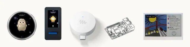 Meta’s official lineup of Muse-compatible devices, including displays, Home Link and a Raspberry Pi