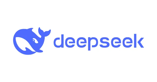 DeepSeek whale symbol and wordmark from the official repository.