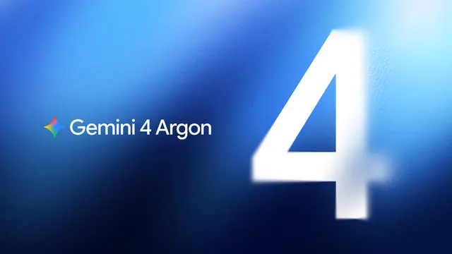 Official Google Gemini 4 Argon launch artwork