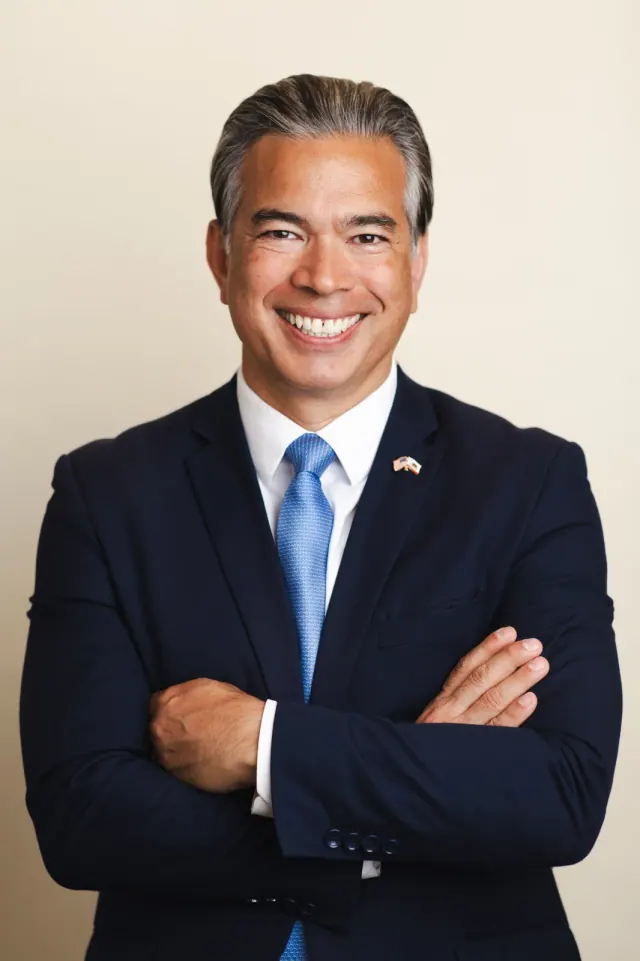Official portrait of California Attorney General Rob Bonta