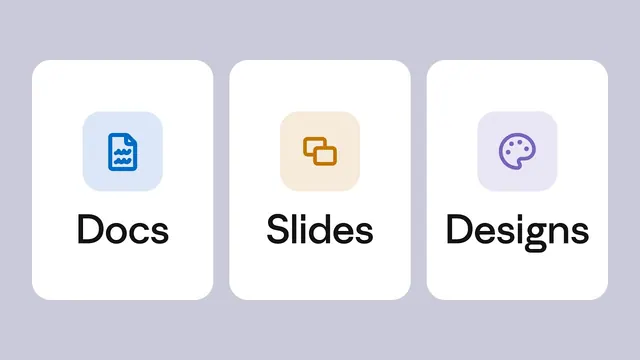 Anthropic's official Claude Docs, Claude Slides, and Claude Design launch visual