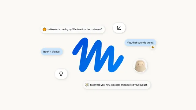 Meta's official Muse personal AI agent launch visual surrounded by proactive task messages